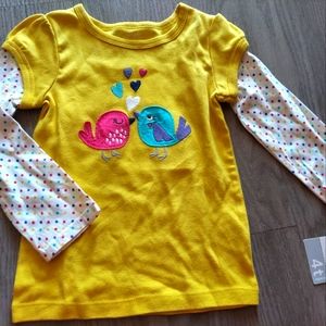Girls long sleeve top 4t, nwt